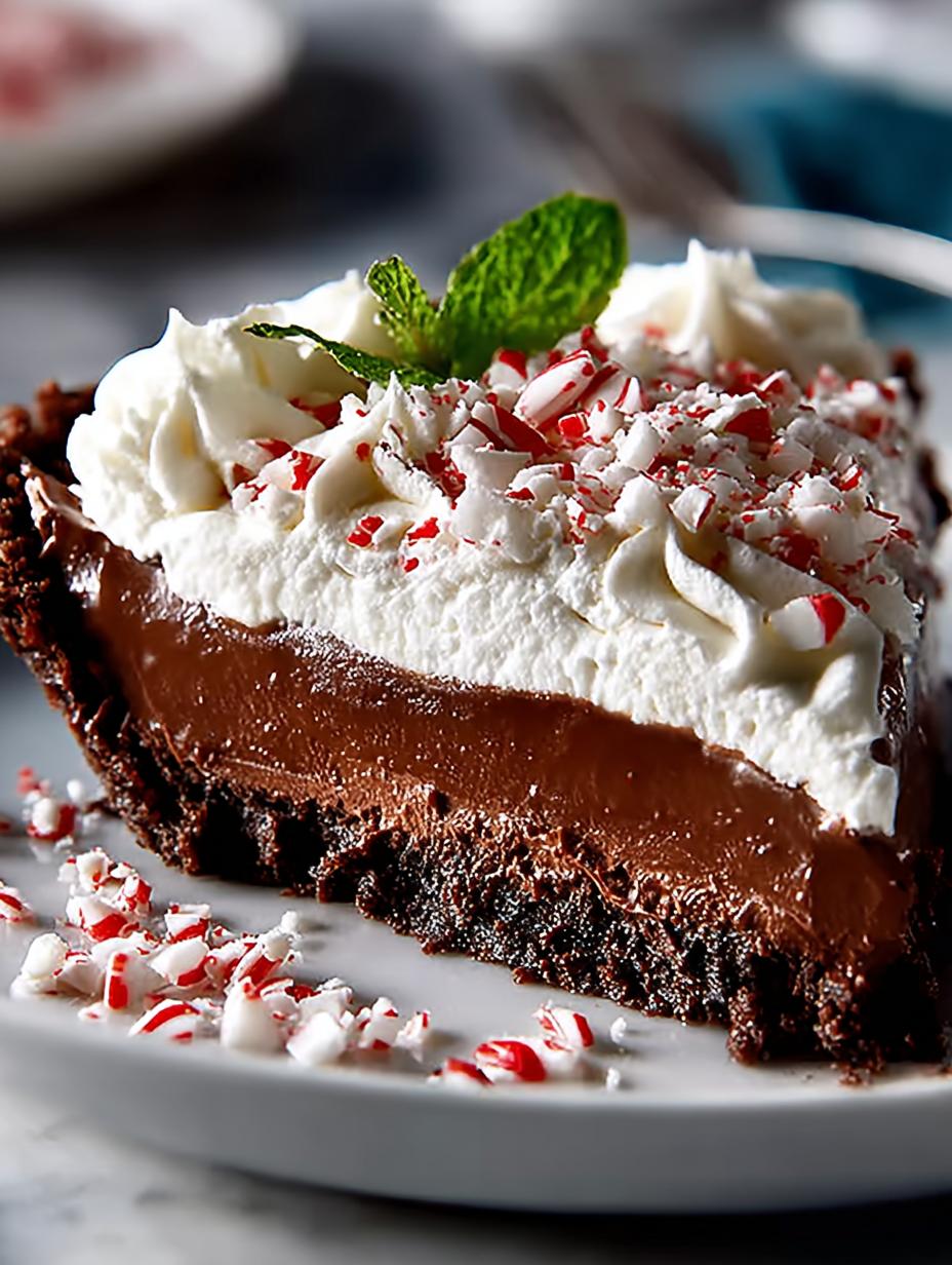 Chocolate Peppermint Pie