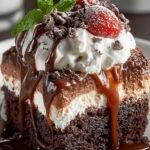 Chocolate Poke Cake with