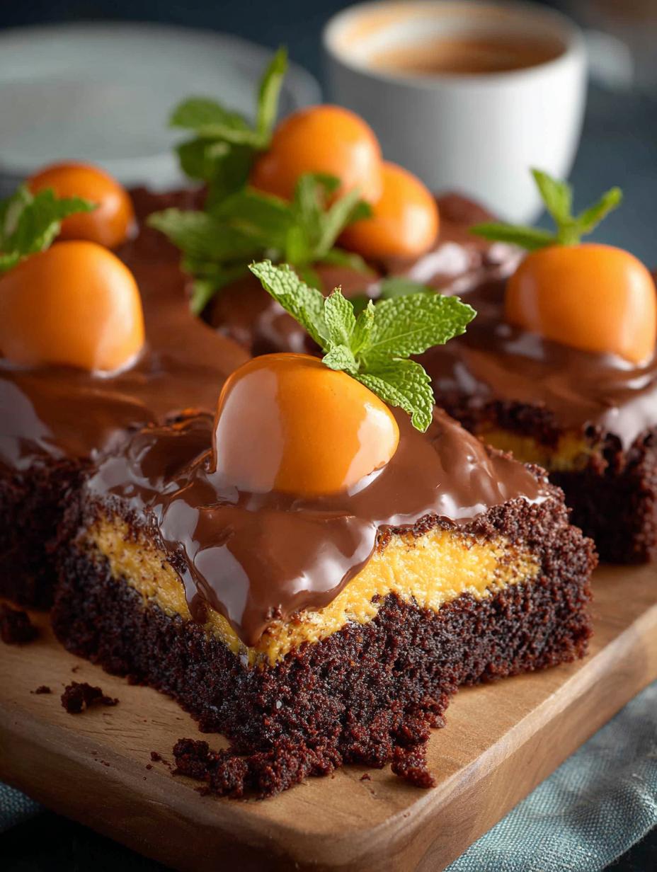 Chocolate Pumpkin Patch Brownie: 12 Indulgent Treats - Chocolate Pumpkin Patch Brownie - main visual representation