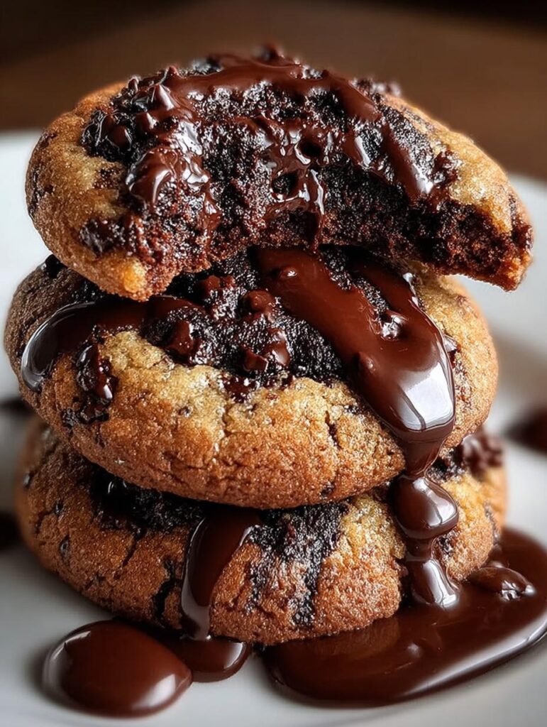 Chocolate Stuffed Cookies Vegan