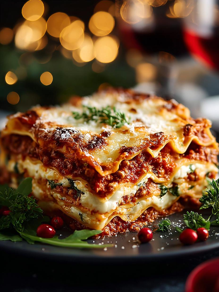 Christmas Eve Lasagna: 5 Layers of Holiday Comfort - Christmas Eve Lasagna - main visual representation