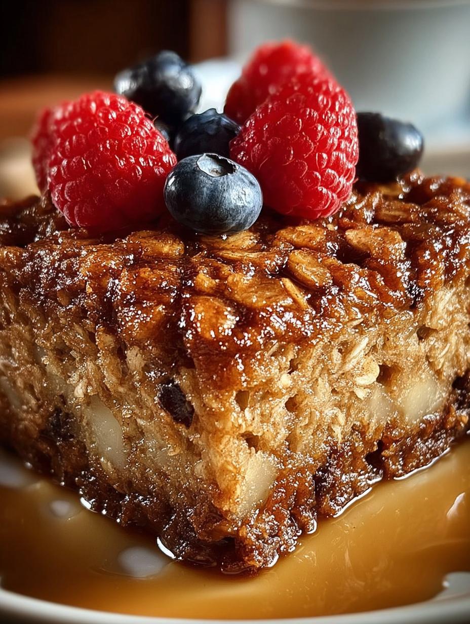 Cinnamon Spice Oatmeal Bake