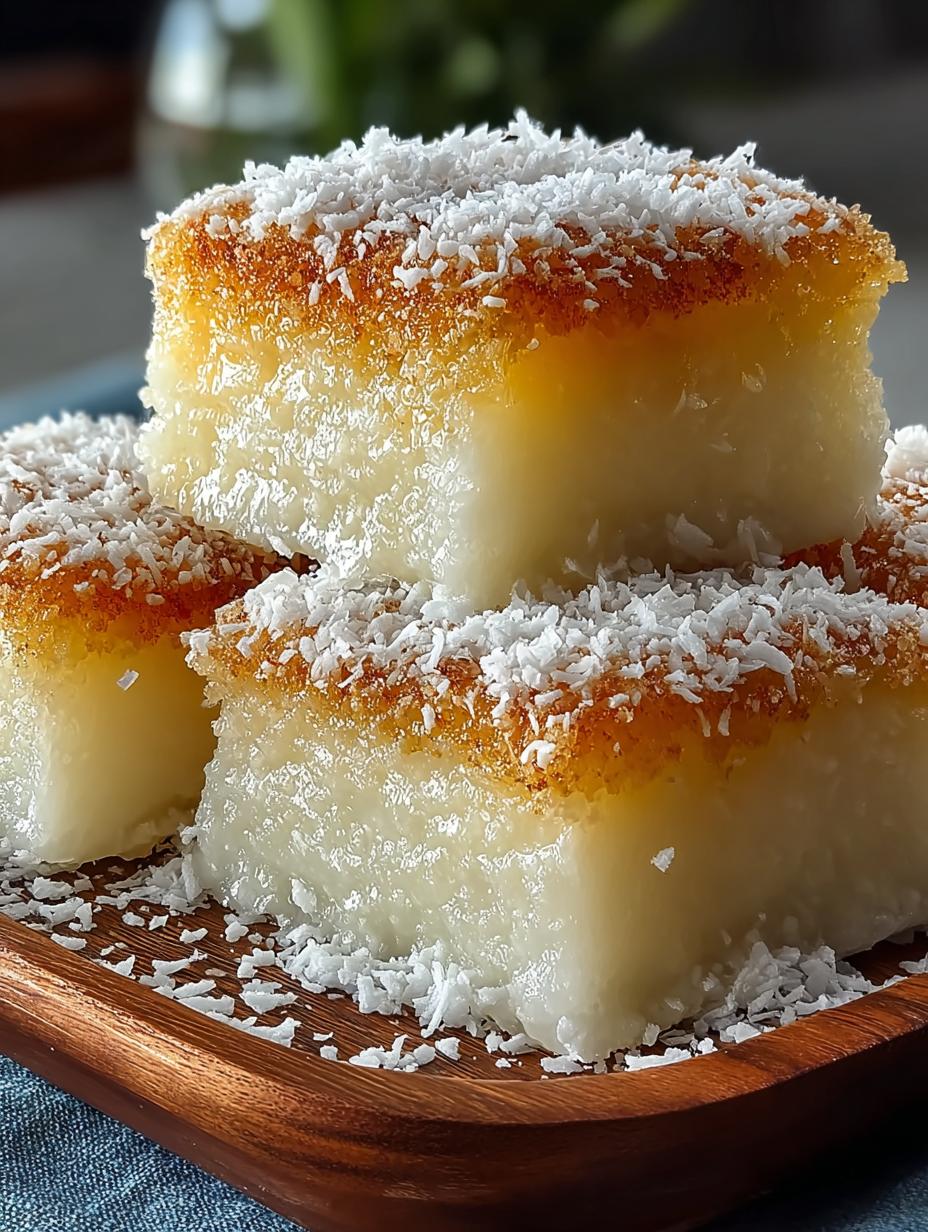 Coconut Mochi Cake: 5 Irresistible Reasons to Enjoy It - Coconut Mochi Cake - additional detail