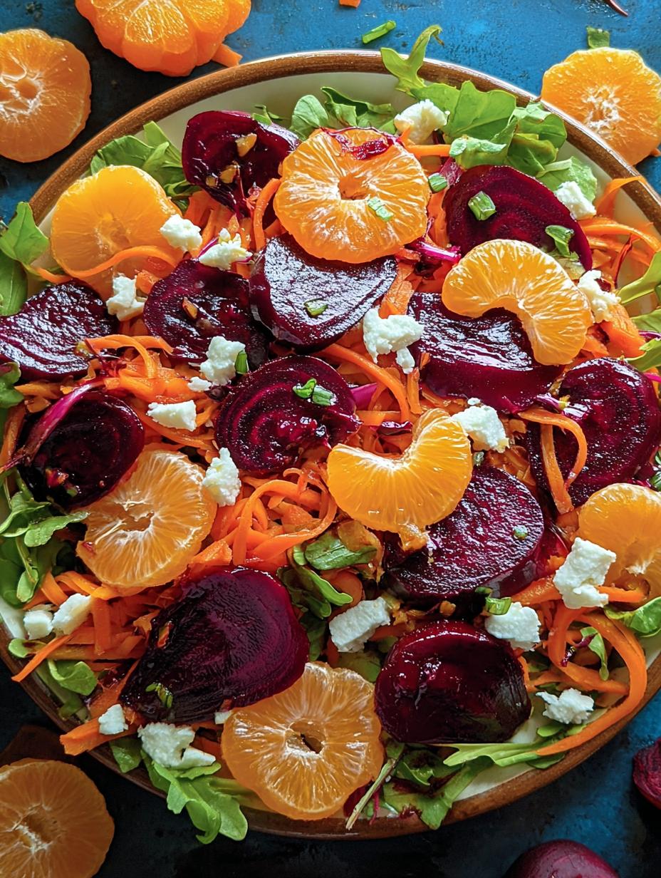 Colorful Tangerine Beet Carrot: 1 Amazing Salad - Colorful Tangerine Beet Carrot - main visual representation