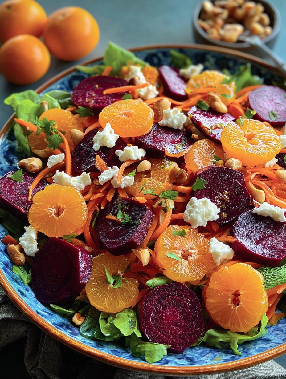 Colorful Tangerine Beet Carrot: 1 Amazing Salad - Colorful Tangerine Beet Carrot - additional detail