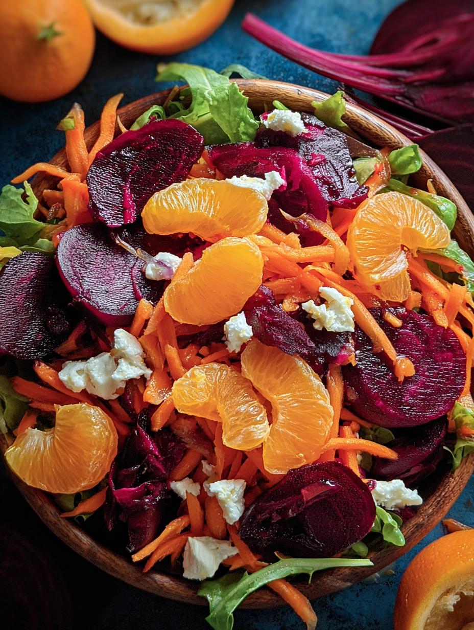 Colorful Tangerine Beet Carrot: 1 Amazing Salad - Colorful Tangerine Beet Carrot - additional detail