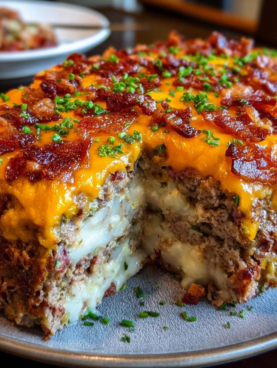 Comfort Loaded Potato Meatloaf: Amazing Recipe - Comfort Loaded Potato Meatloaf - additional detail