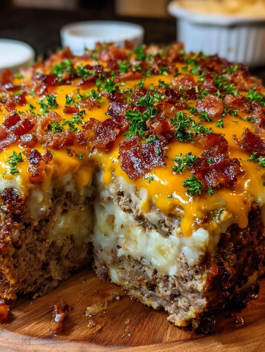 Comfort Loaded Potato Meatloaf: Amazing Recipe - Comfort Loaded Potato Meatloaf - additional detail