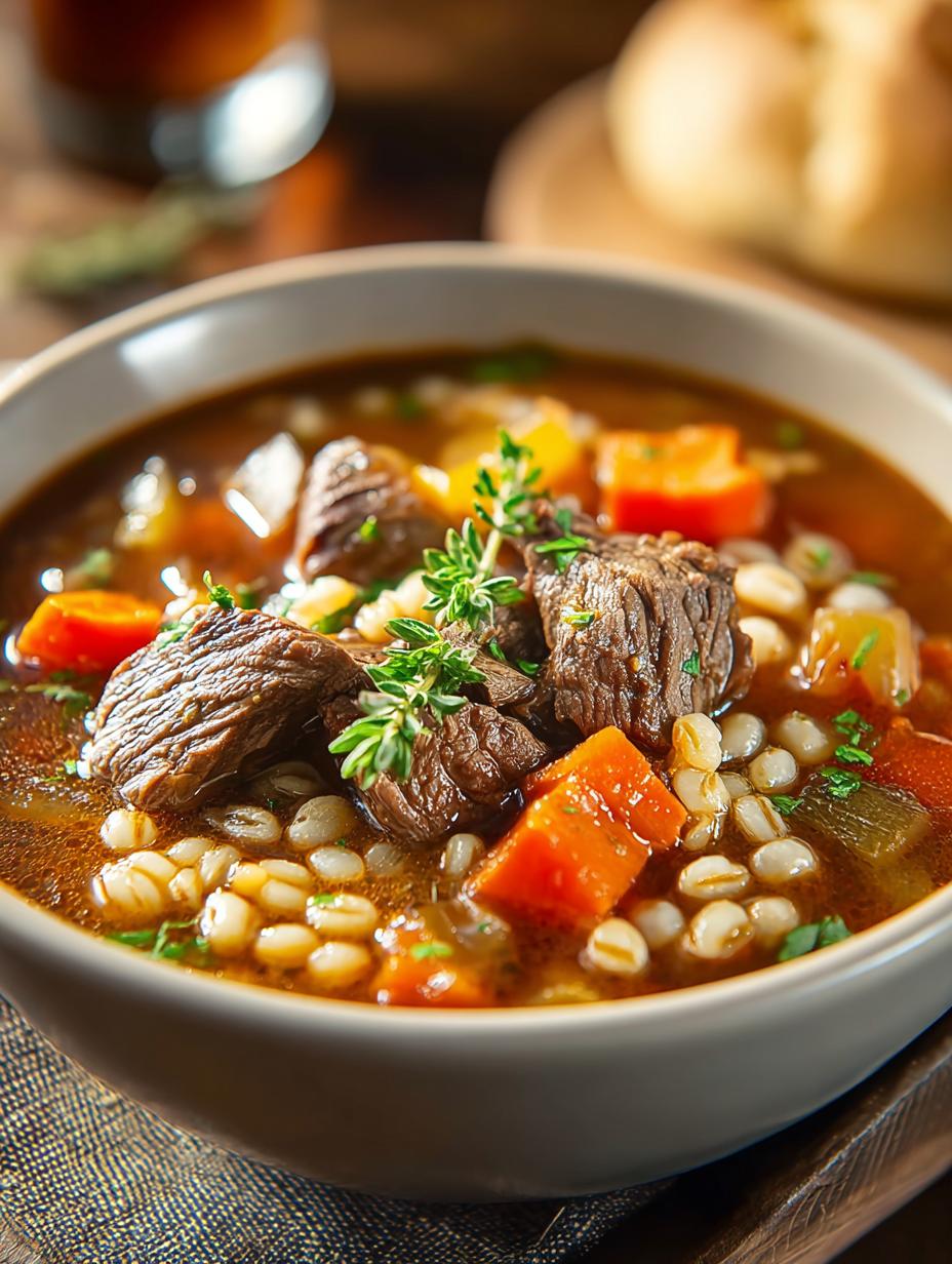 Comforting Beef Barley Soup: 5 Reasons to Love It - Comforting Beef Barley Soup - main visual representation
