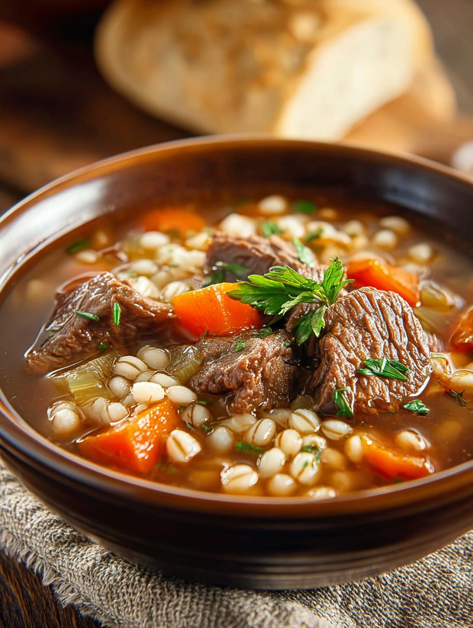 Comforting Beef Barley Soup: 5 Reasons to Love It - Comforting Beef Barley Soup - additional detail
