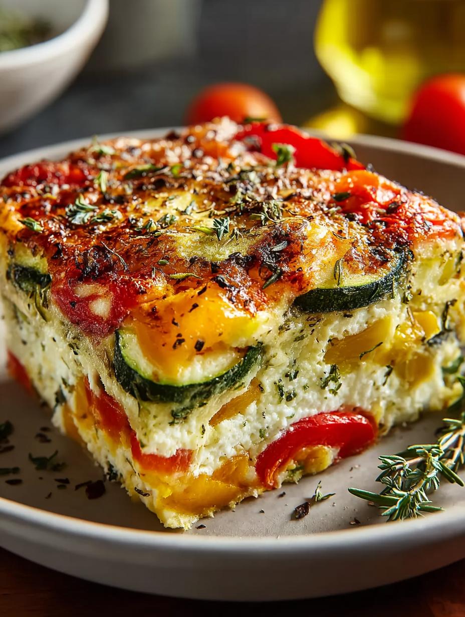 Cottage Cheese Veggie Bake
