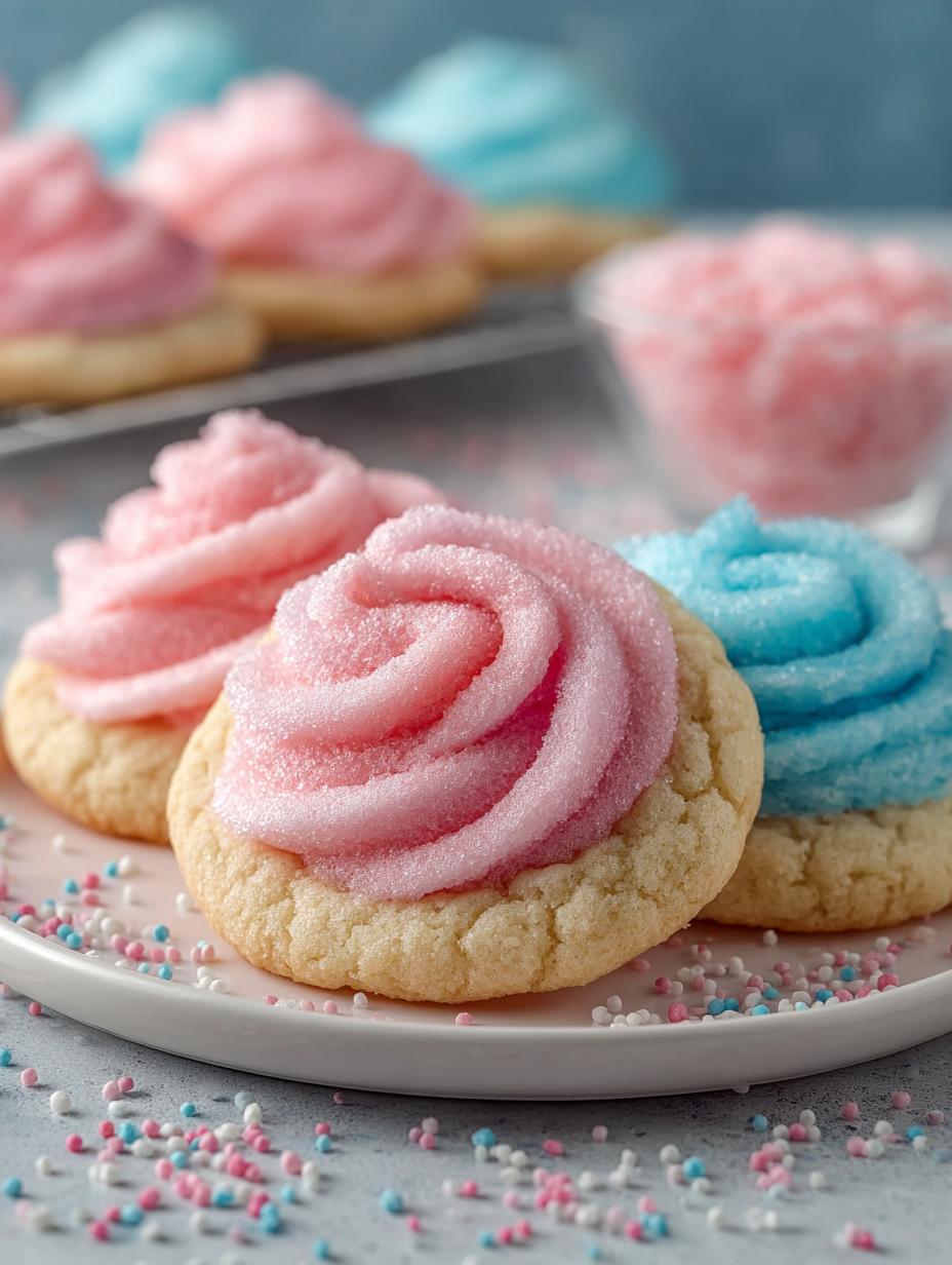 Cotton Candy Cookies