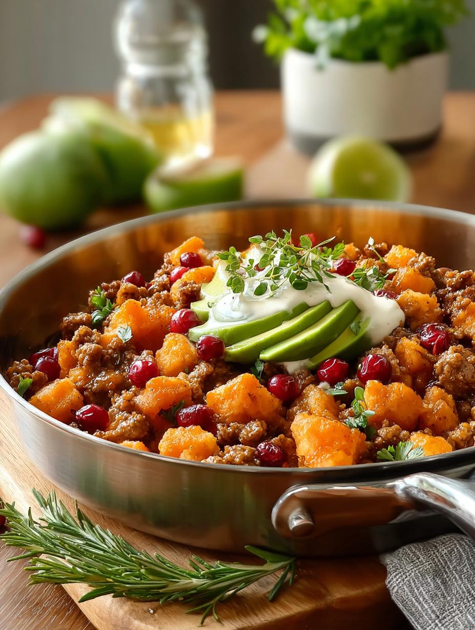 Cozy Ground Turkey Sweet Potato Skillet for Dinner 5 Cozy Ground Turkey Sweet Potato Skillet for Dinner - Cozy Ground Turkey Sweet - main visual representation