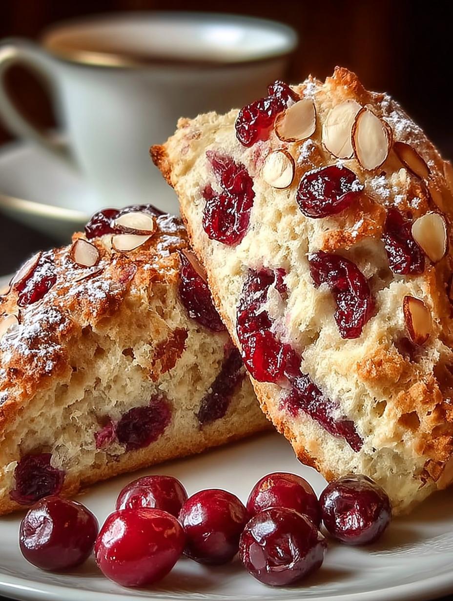 Delicious Cranberry Almond Scones Recipe to Savor - Cranberry Almond Scones - additional detail