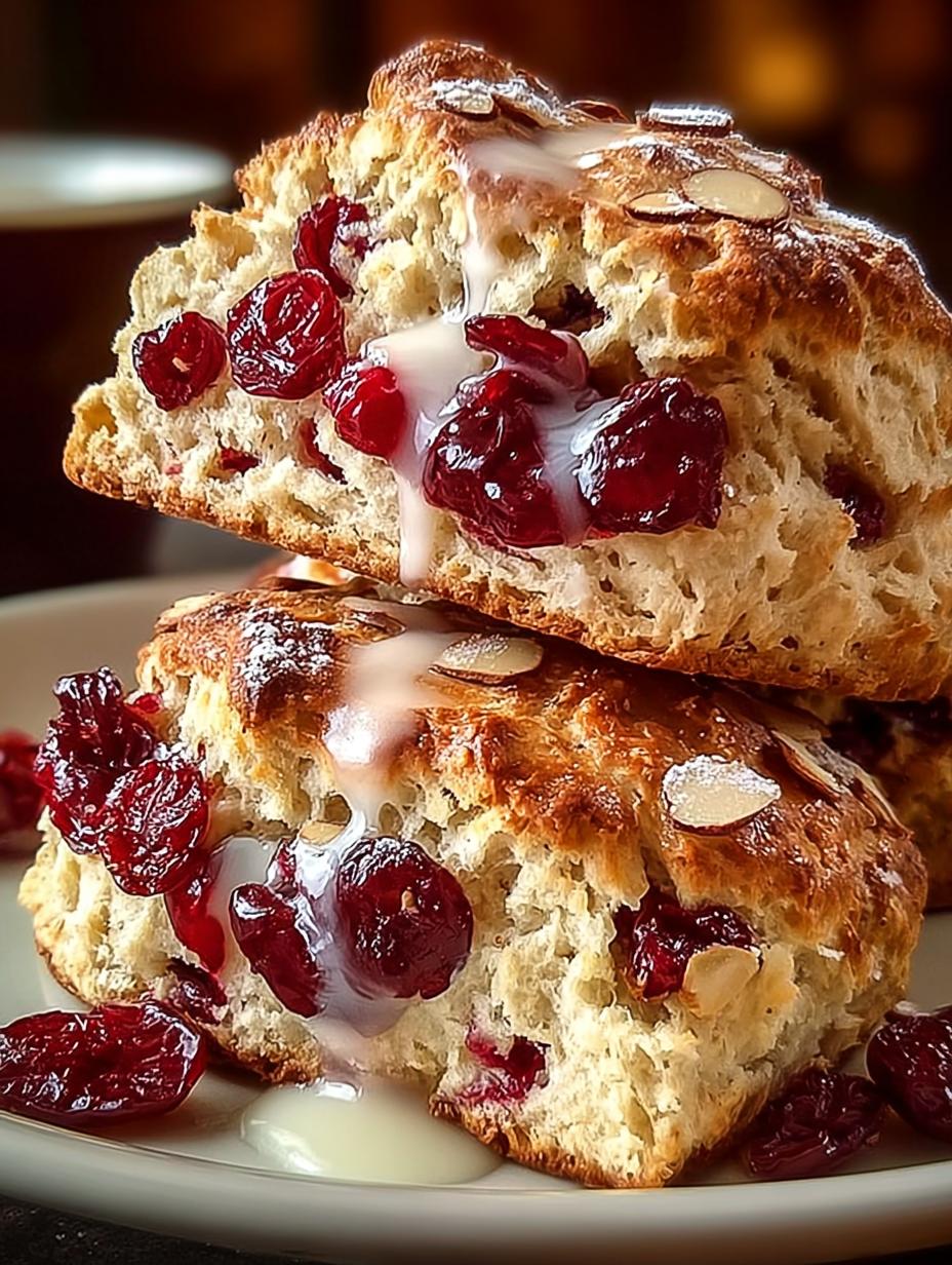 Cranberry Almond Scones