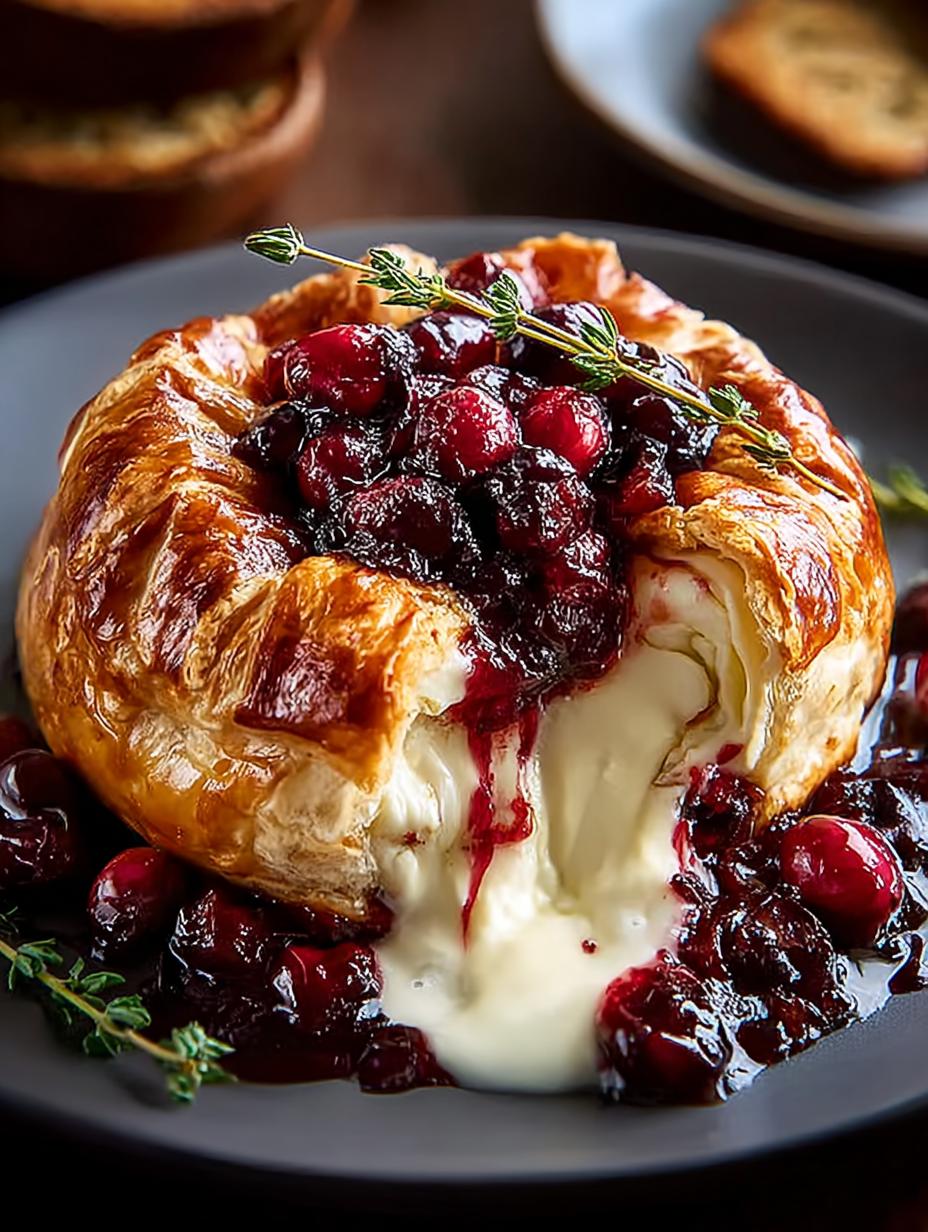 Cranberry Baked Brie