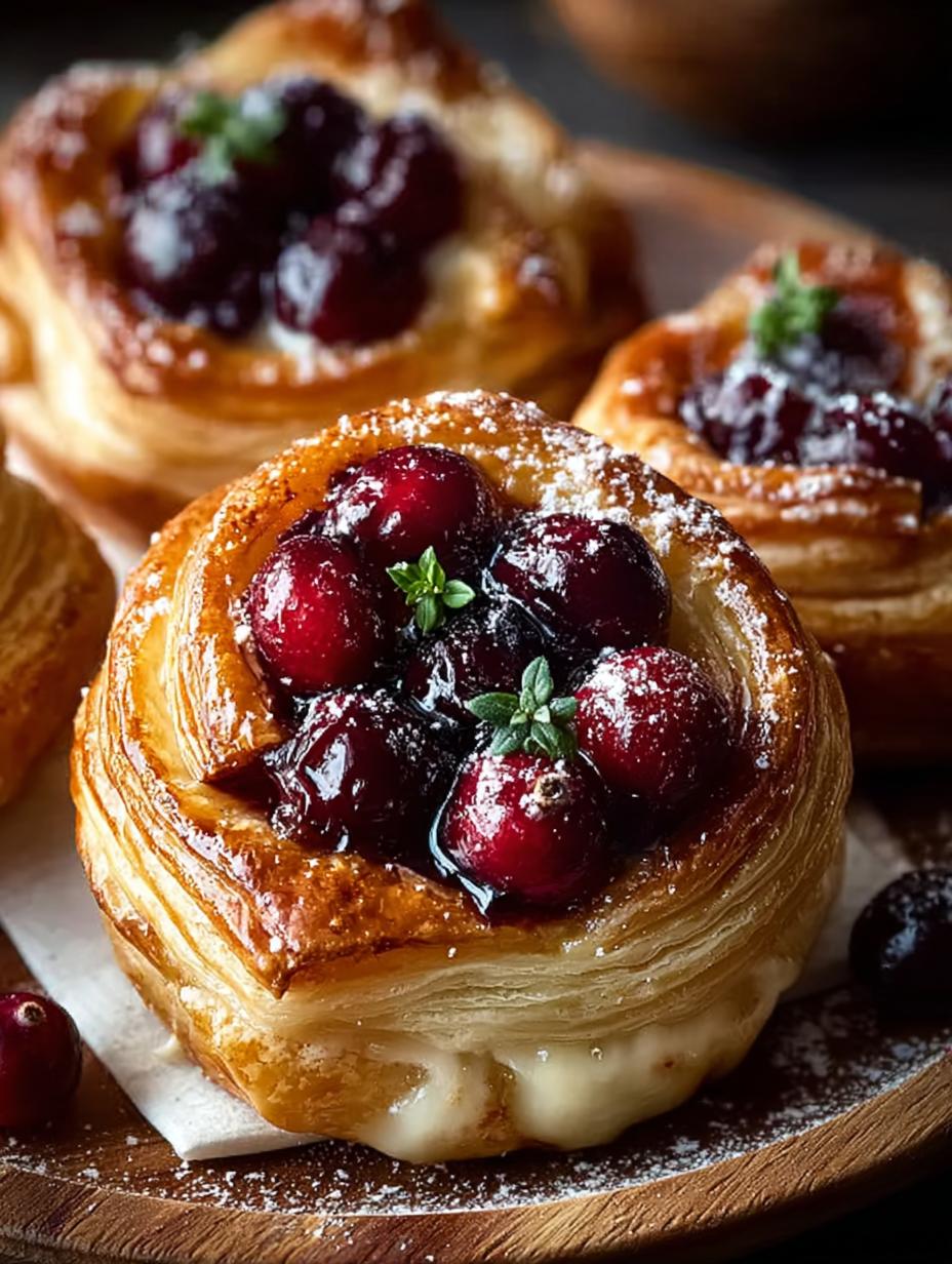 Cranberry Brie Cinnamon Puff: 24 Irresistible Bites 5 Cranberry Brie Cinnamon Puff: 24 Irresistible Bites - Cranberry Brie Cinnamon Puff - main visual representation