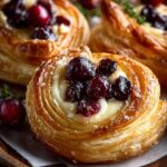 Cranberry Brie Cinnamon Puff