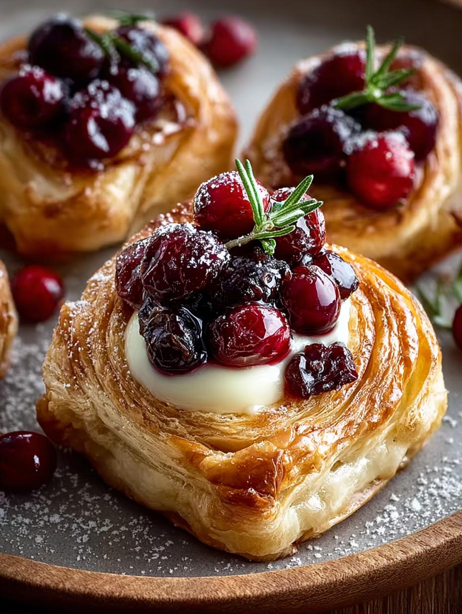 Cranberry Brie Cinnamon Puff: 24 Irresistible Bites 6 Cranberry Brie Cinnamon Puff: 24 Irresistible Bites - Cranberry Brie Cinnamon Puff - additional detail