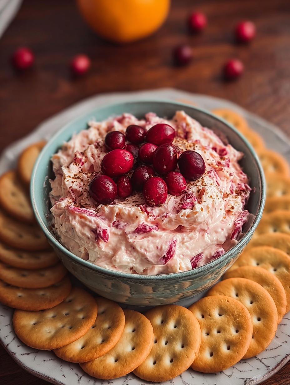 Cranberry Cream Cheese Dip: Divine Holiday Appetizer - Cranberry Cream Cheese Dip - main visual representation