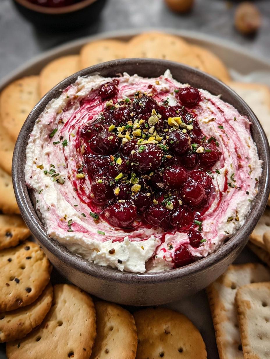 Cranberry Whipped Feta Dip: Easy & Amazing Appetizer - Cranberry Whipped Feta Dip - main visual representation