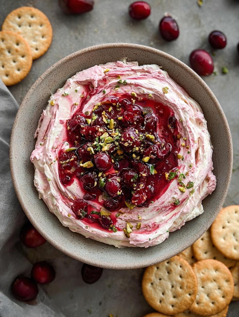 Cranberry Whipped Feta Dip: Easy & Amazing Appetizer - Cranberry Whipped Feta Dip - additional detail