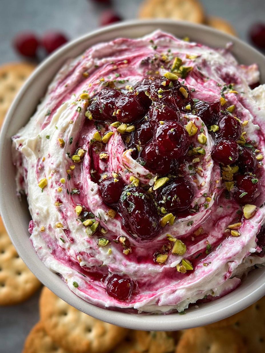 Cranberry Whipped Feta Dip
