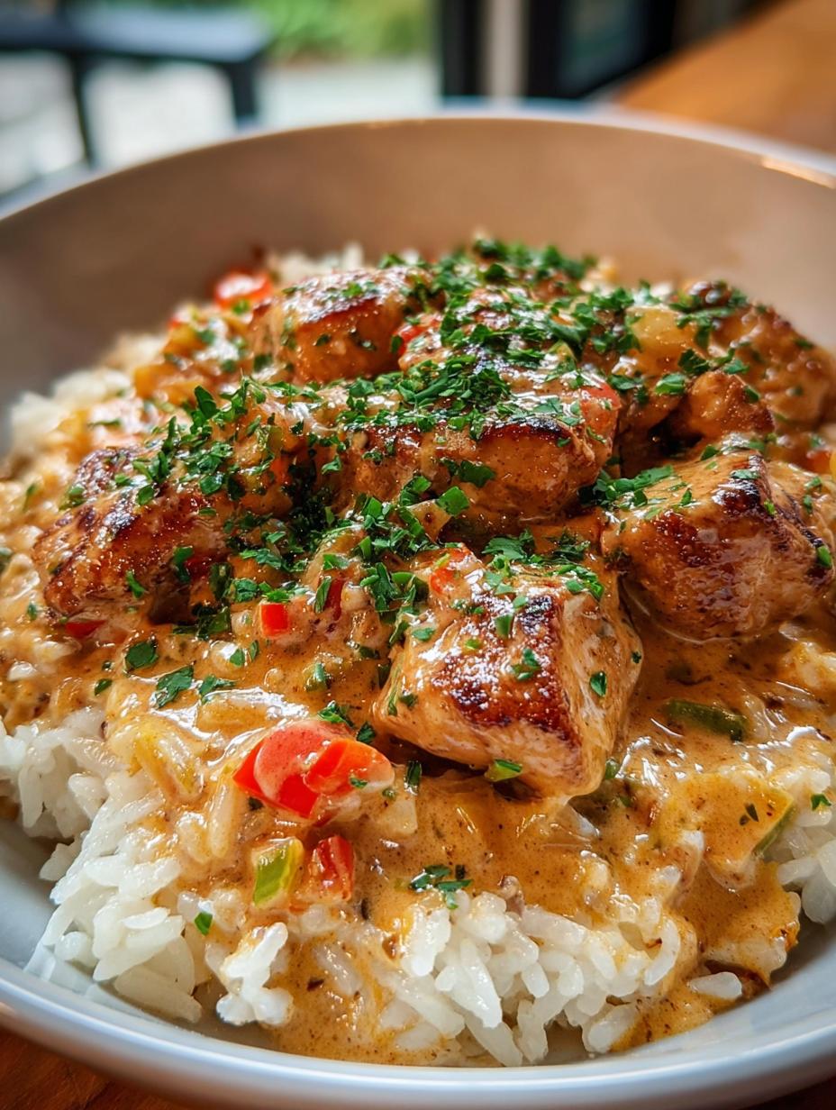Creamy Cajun Chicken Rice