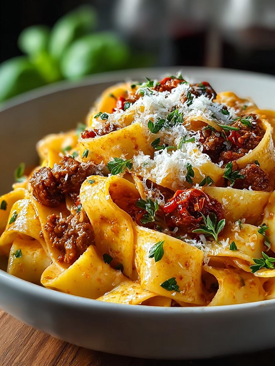 Delicious Creamy Calabrian Chili Pappardelle Recipe 5 Delicious Creamy Calabrian Chili Pappardelle Recipe - Creamy Calabrian Chili Pappardelle - main visual representation