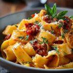 Creamy Calabrian Chili Pappardelle