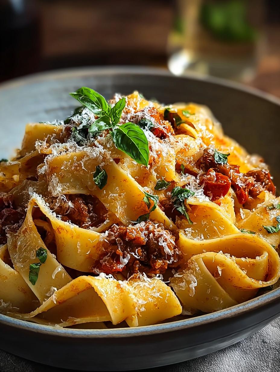 Delicious Creamy Calabrian Chili Pappardelle Recipe - Creamy Calabrian Chili Pappardelle - additional detail