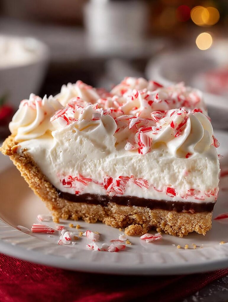 Creamy Candy Cane Pie