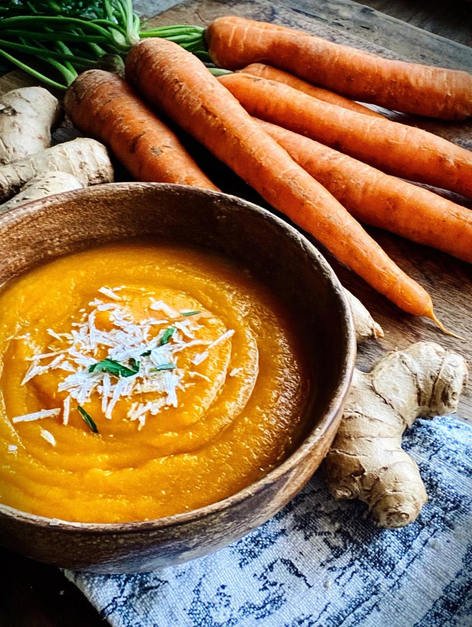 Creamy Carrot Ginger Soup