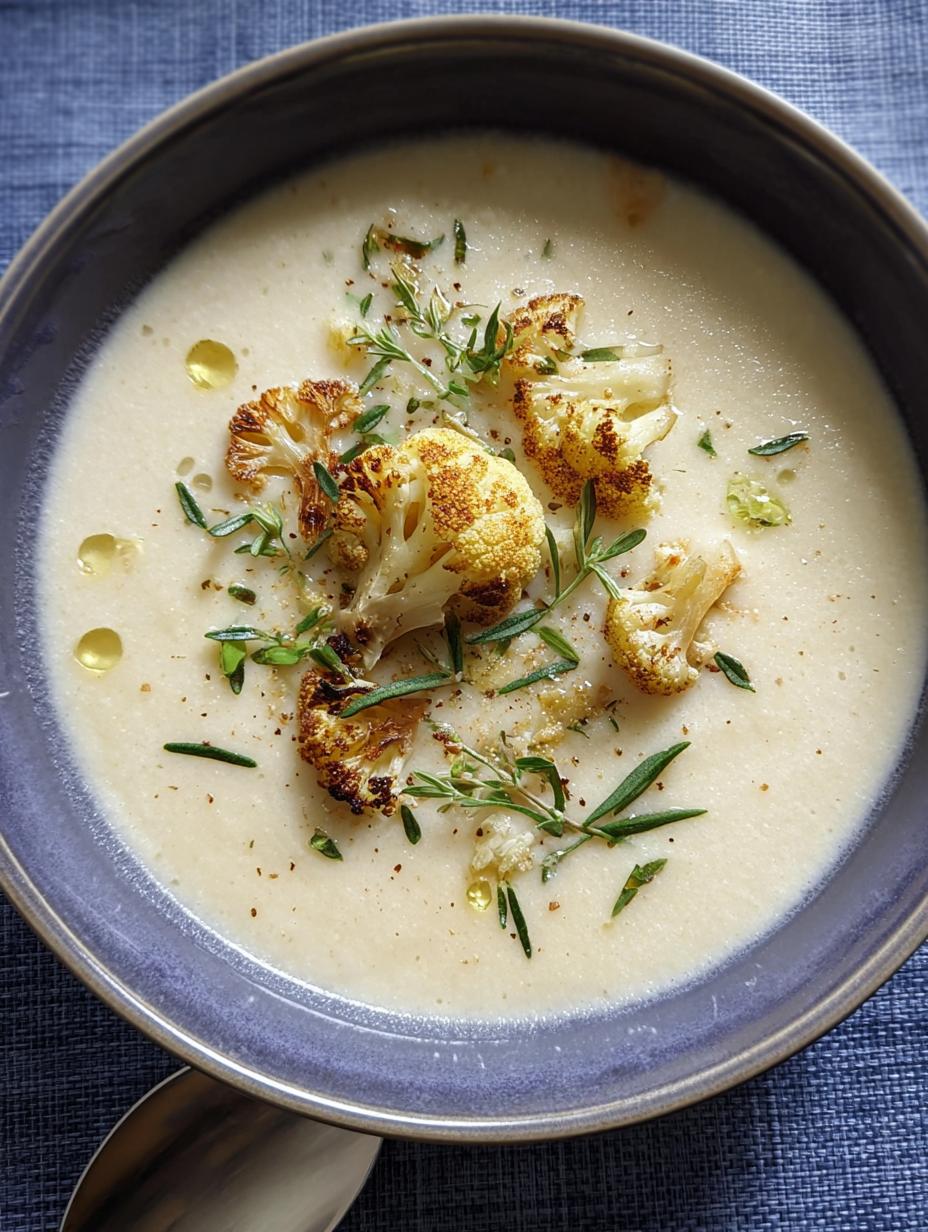 Divine Creamy Cauliflower Soup Without Cream - Creamy Cauliflower Soup Without - main visual representation