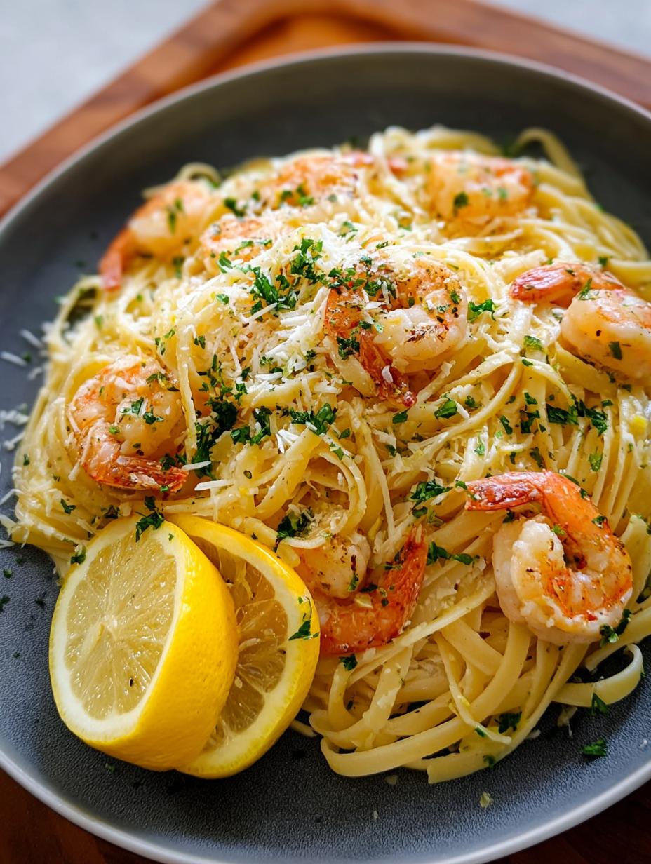 Creamy Lemon Shrimp Pasta: Divine 1-Hour Dinner - Creamy Lemon Shrimp Pasta - additional detail