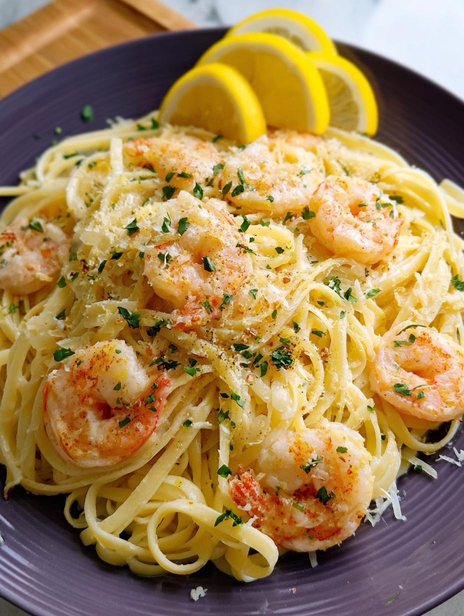 Creamy Lemon Shrimp Pasta: Divine 1-Hour Dinner - Creamy Lemon Shrimp Pasta - additional detail