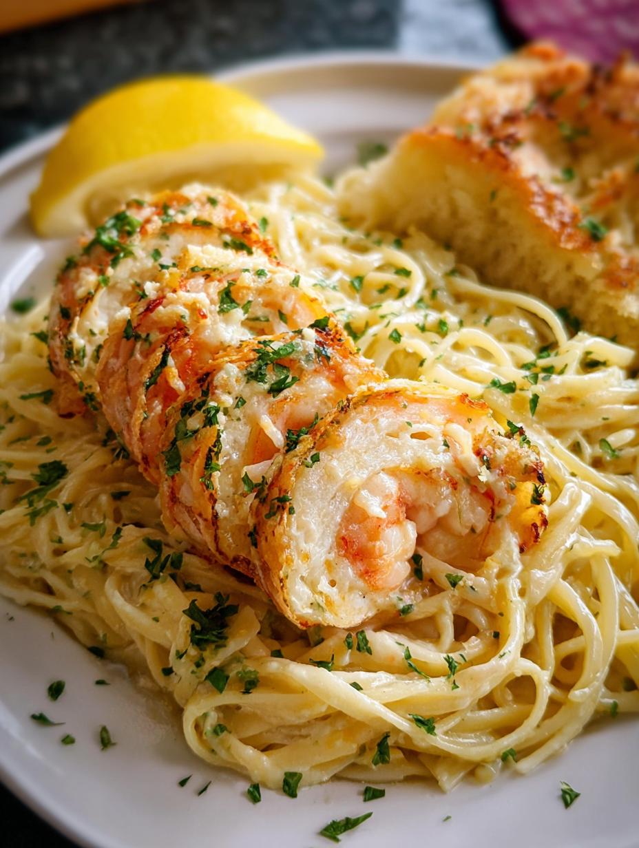 Creamy Lemon Shrimp Pasta