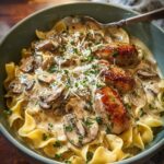 Creamy Sausage Stroganoff Hearty