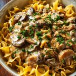 Creamy Vegetarian Mushroom Stroganoff