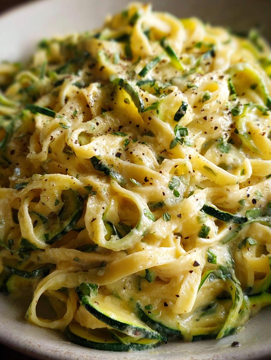 Creamy Zucchini Alfredo Cozy