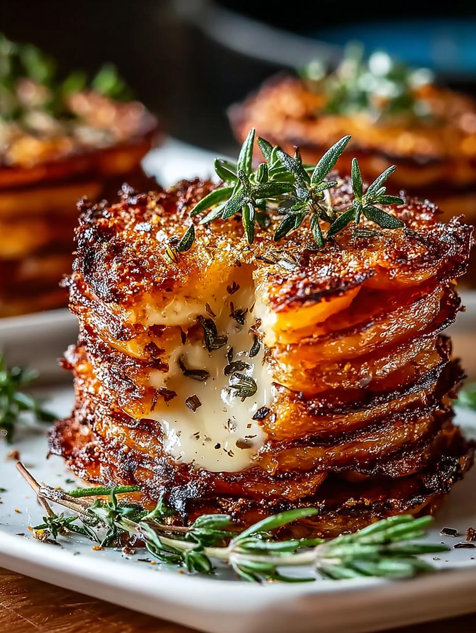 Crispy Parmesan Stacks Sweet: 4 Bold Flavor Layers - Crispy Parmesan Stacks Sweet - additional detail