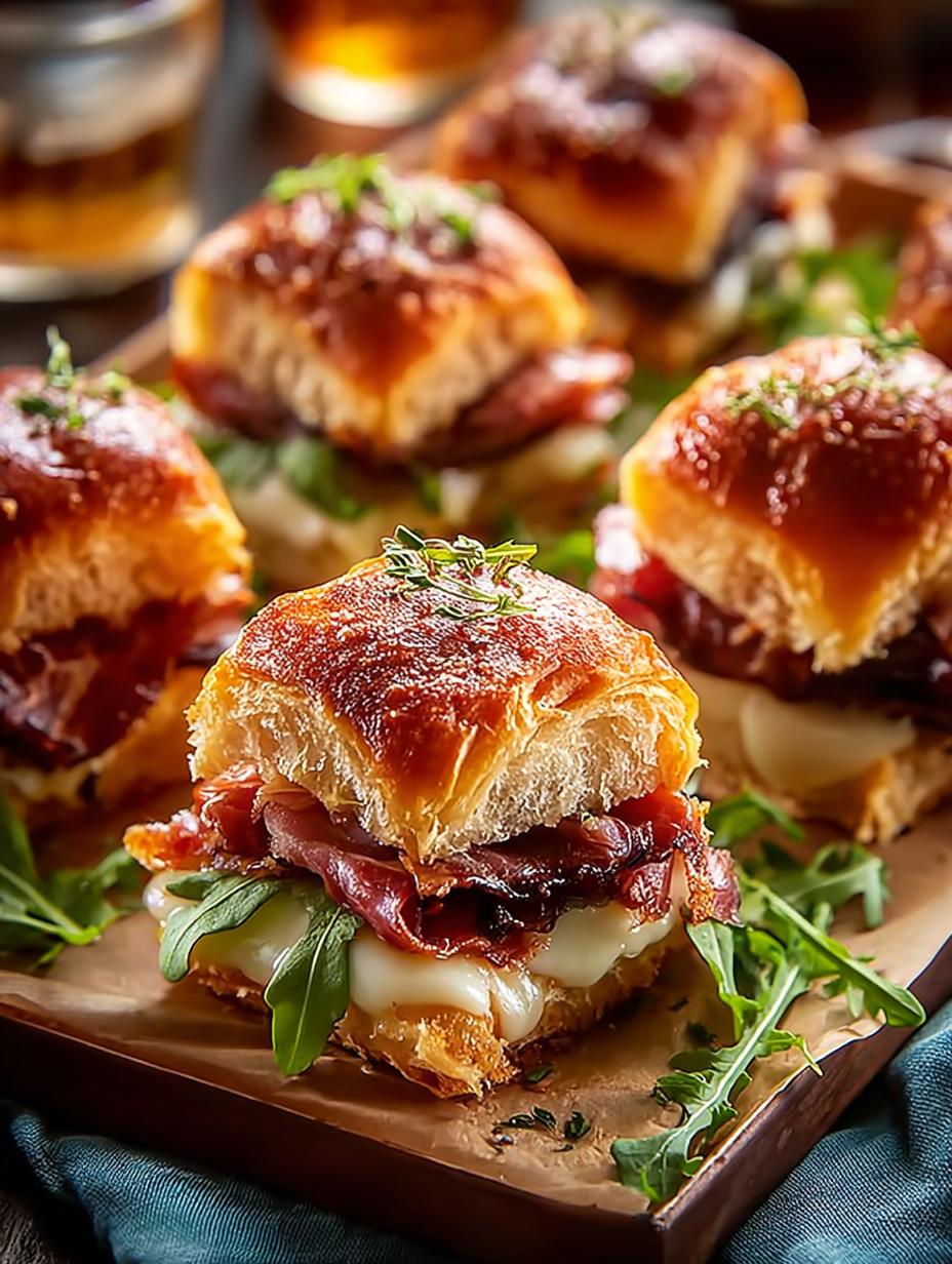Crispy Prosciutto Cheese Sliders: 12 Irresistible Bites 5 Crispy Prosciutto Cheese Sliders: 12 Irresistible Bites - Crispy Prosciutto Cheese Sliders - main visual representation