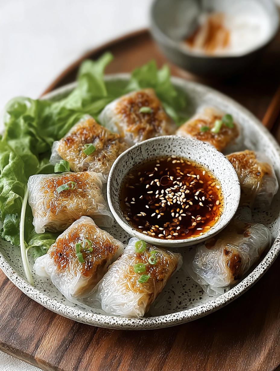 Crispy Rice Paper Dumplings
