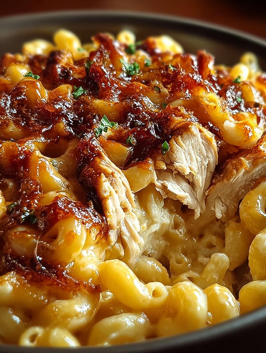 Crockpot Bbq Chicken Mac