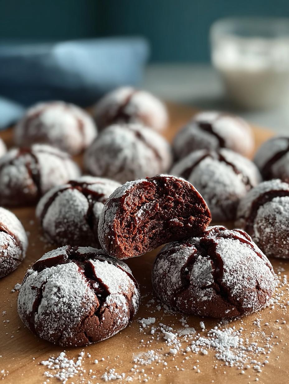 Delicious Double Chocolate Snowball Cookies Recipe 5 Delicious Double Chocolate Snowball Cookies Recipe - Double Chocolate Snowball Cookies - additional detail