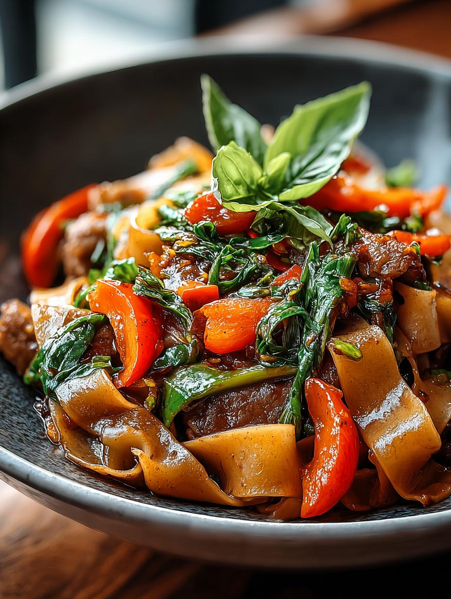 Drunken Noodles with Fresh Veggies: 5 Bold Flavors - Drunken Noodles with Fresh - main visual representation