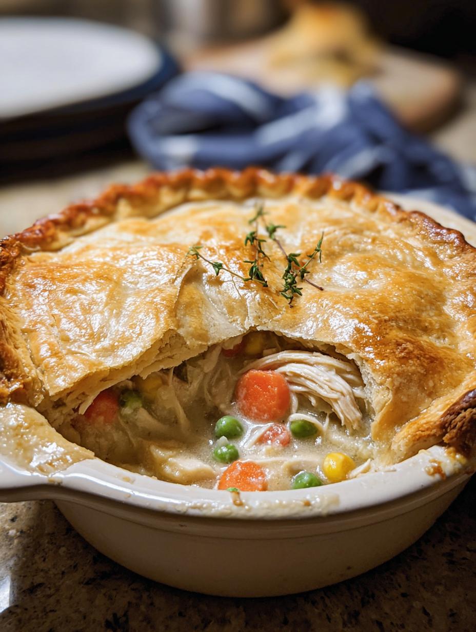 Dutch Oven Chicken Pot Pie: Cozy Comfort Meal - Dutch Oven Chicken Pot - additional detail