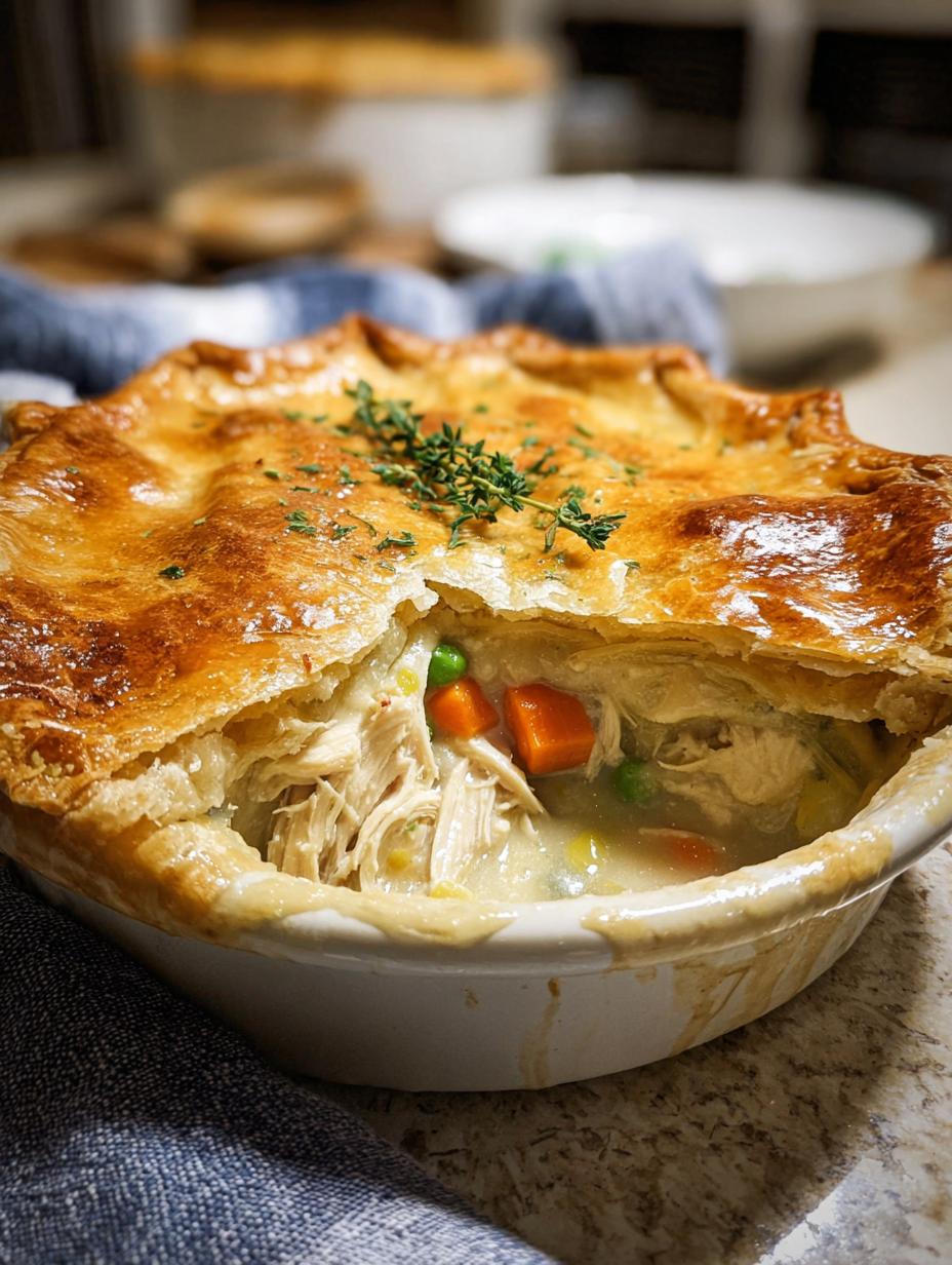 Dutch Oven Chicken Pot Pie: Cozy Comfort Meal - Dutch Oven Chicken Pot - additional detail