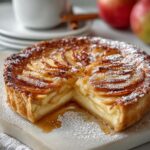 French Apple Custard Pie