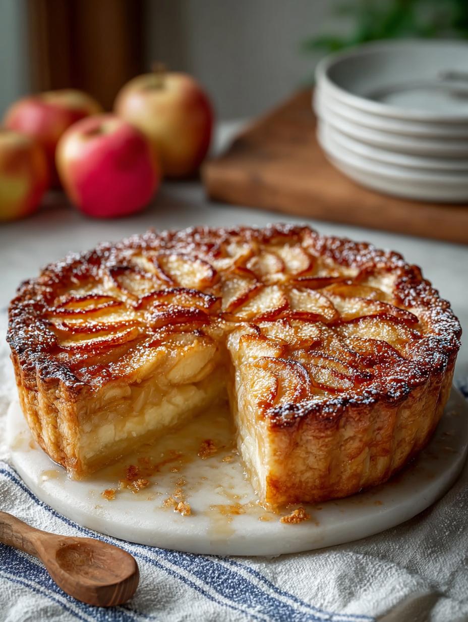 Delightful French Apple Custard Pie Recipe for All Occasions - French Apple Custard Pie - additional detail
